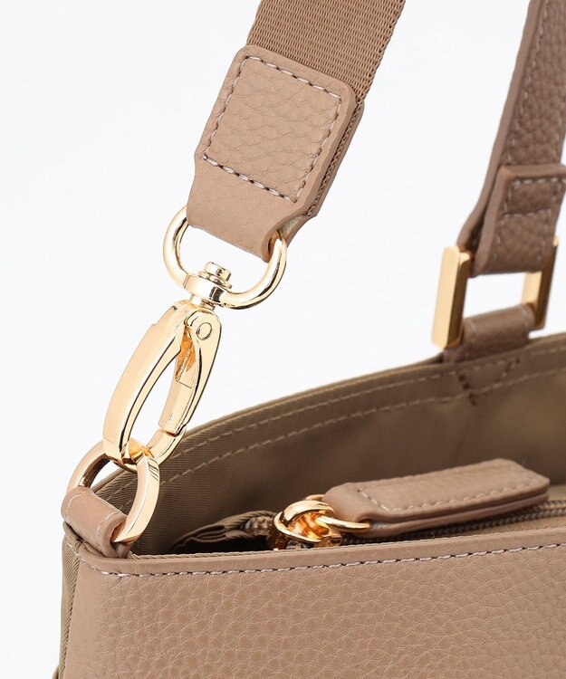 LA BAGAGERIE コンビ2WAYトートバッグ MEDIUM ベージュ