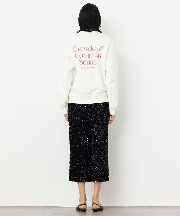 NAVE 【xNAVE】Six Sence Recordコラボ グラフィッククルースウェット アイボリー系