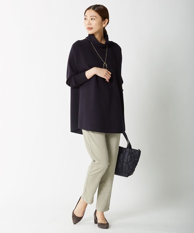 J.PRESS LADIES 【洗える】21ウェルストレッチコーデュロイ パンツ ライトグレー系