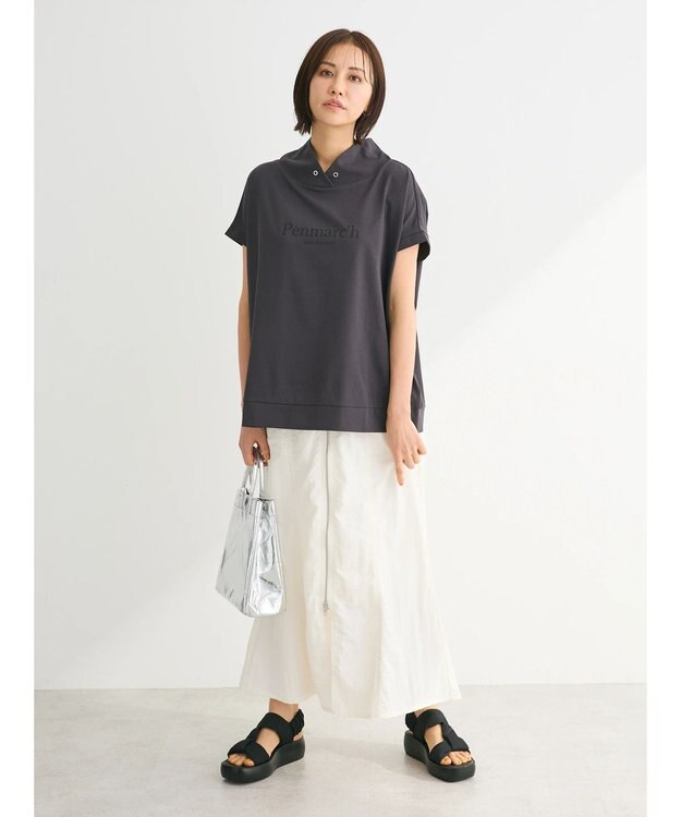 Green Parks ・ＥＬＥＮＣＡＲＥ　ＤＵＥ　Ｗ－ＺＩＰ　マーメイドスカート Off White