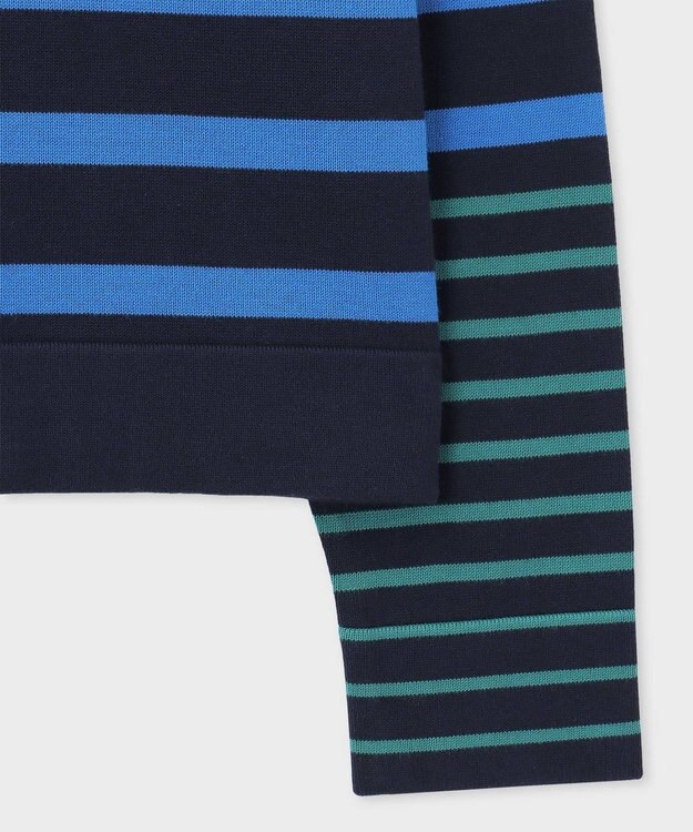 Paul Smith 【洗える】コントラスト ボーダー ニット ネイビー