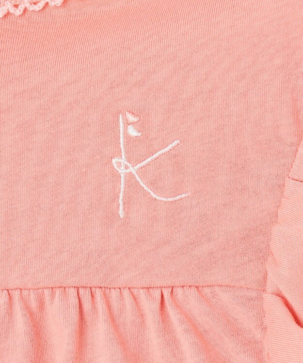 組曲 KIDS 【110-140㎝】フリフリフリル チュニック アプリコット系