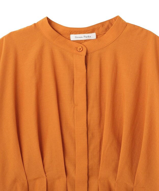 Green Parks 【WEB限定】ウエストタックシャツチュニックⅢ Orange