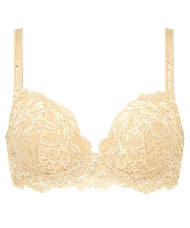 BRADELIS New York 【BRADELIS New York/ ワイヤー 育乳補整ブラ】ナオミステップ2ブラ24A2 ブラデリス 補正 ブラジャーSTEP2 寄せる アイボリー