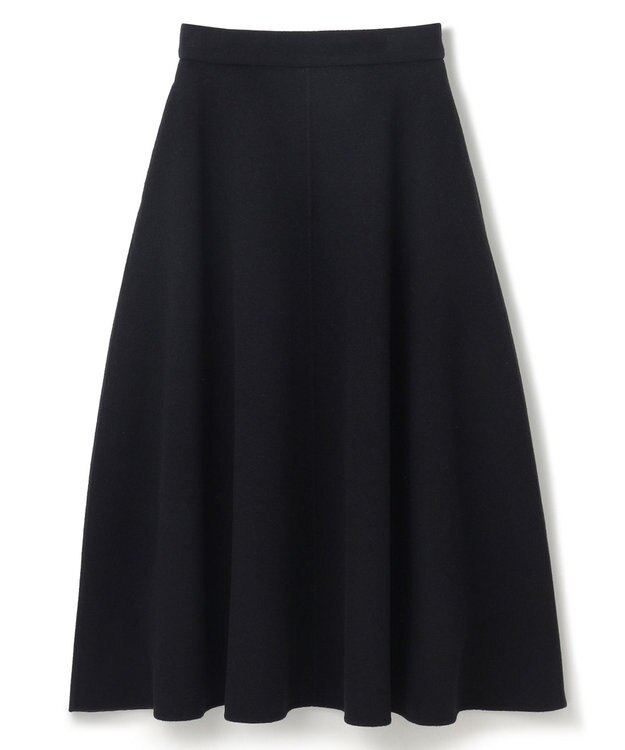 uncrave リバー フレア スカート（uncrave STANDARD） ブラック