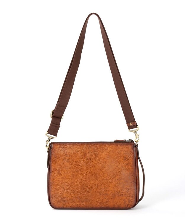 ACE BAGS & LUGGAGE LO HOMME PRESSE アルカイック 本革 日本製 ショルダーバッグ 横型 71881 ロ・オム・プレッセ ブラウン