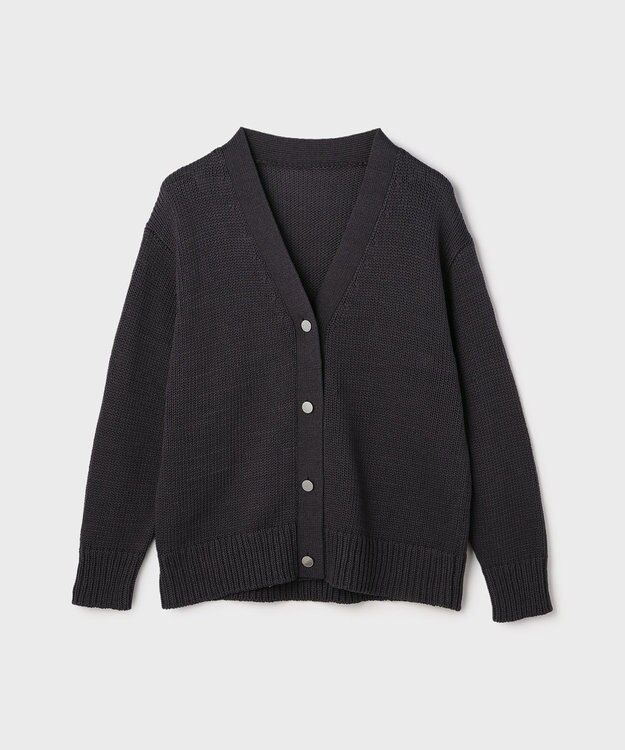 GRACE CONTINENTAL リリヤーンニットカーディガン チャコール