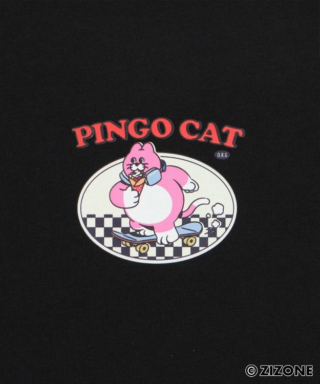 WEGO 【ユニセックス着用ITEM】別注ZIZONEグラフィックT（SS） ブラック