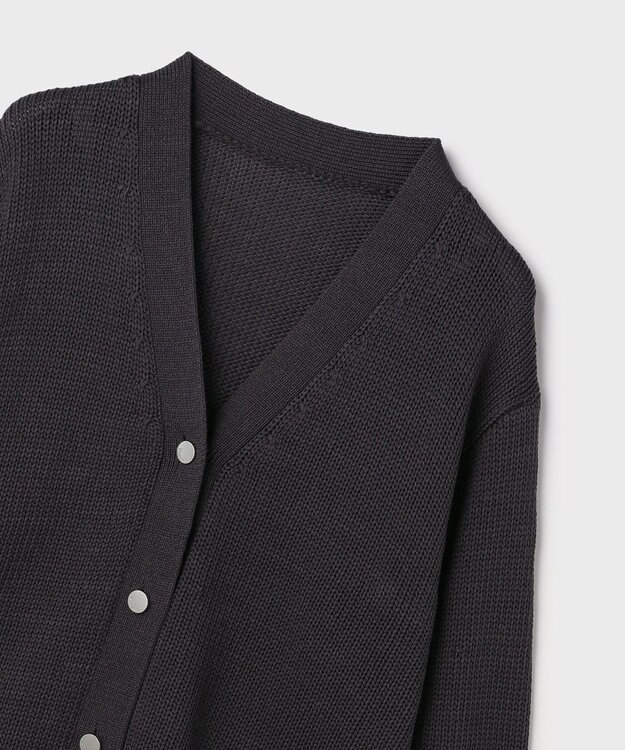 GRACE CONTINENTAL リリヤーンニットカーディガン チャコール