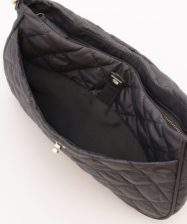 J.PRESS LADIES 【2way】ボンディングキルト ショルダー バッグ スレート系