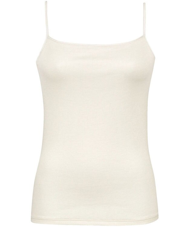 Wing キャミソール 【ブラがひびきにくいリブインナー】 ブラがちら見えしにくい 肌側綿100%(身生地部) 吸汗速乾性(身生地部) EL1010 ウイング／ワコール クリーム