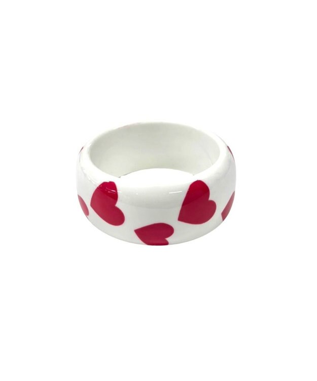 WEGO Lモチーフパターンアクリルバングル 柄6