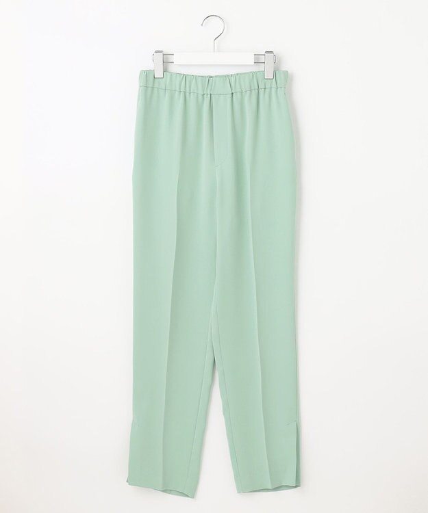UNFILO カラー テーパードパンツ ライトグリーン