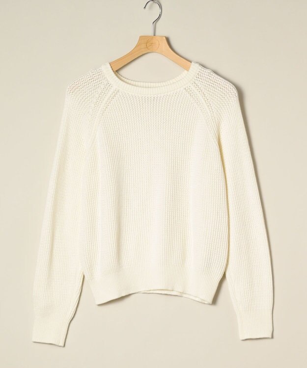 ONWARD Reuse Park 【any FAM】ニット春夏 オフホワイト