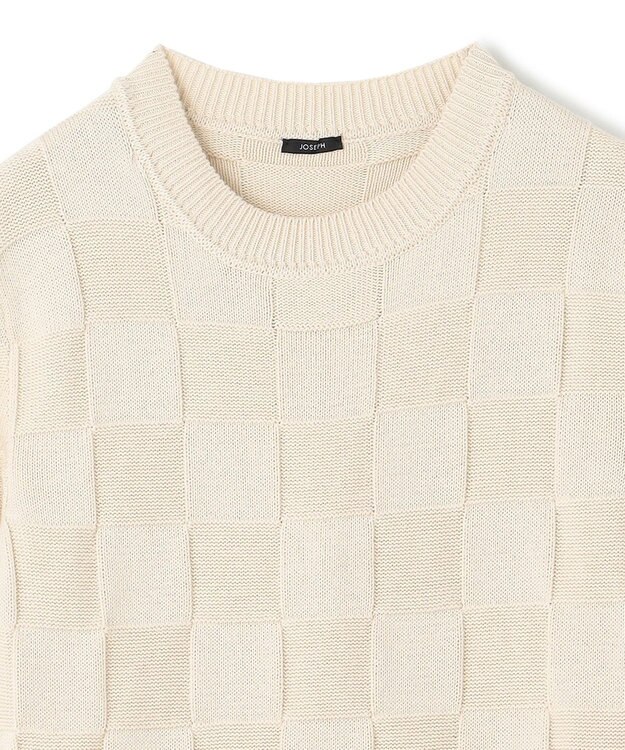 JOSEPH テクスチャードビシー　ドレス Papyrus