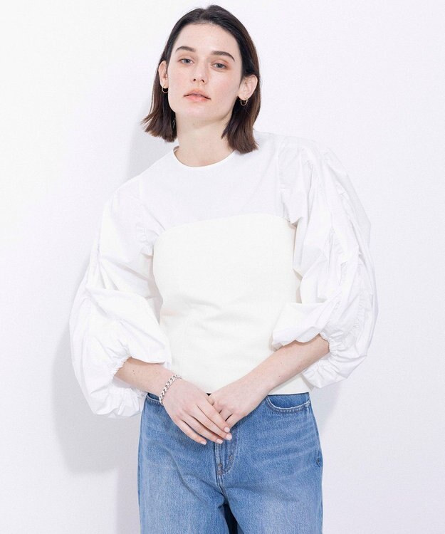 NAVE 【Nave・セットアップ可/洗える/吸水速乾】ドライチノ ビスチェ アイボリー系