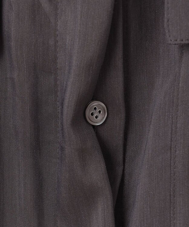 BEIGE， PAULINE / ドローストリングシアーブラウス Slate