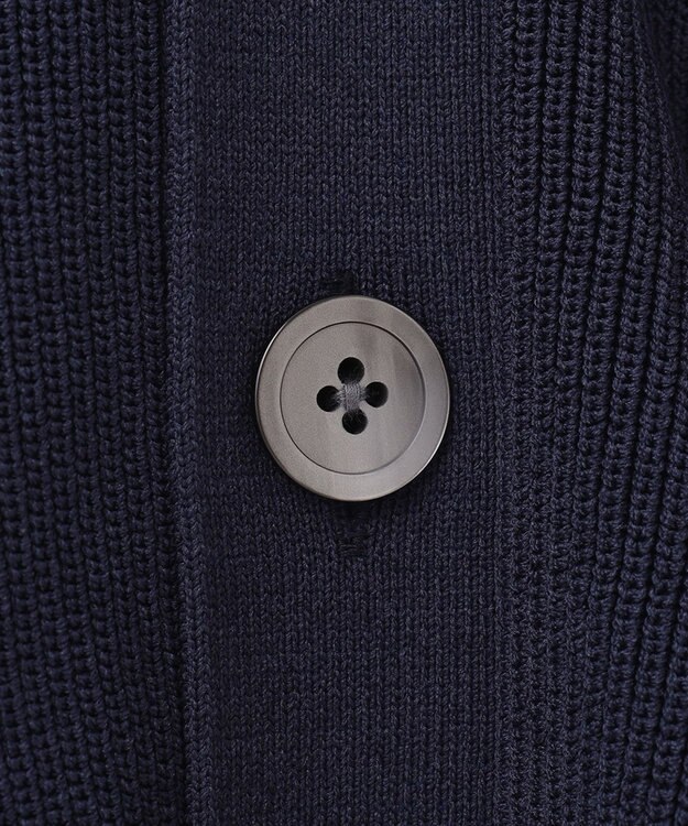 UNFILO MENS イージーケア ニットカーディガン [23年春夏商品] ネイビー