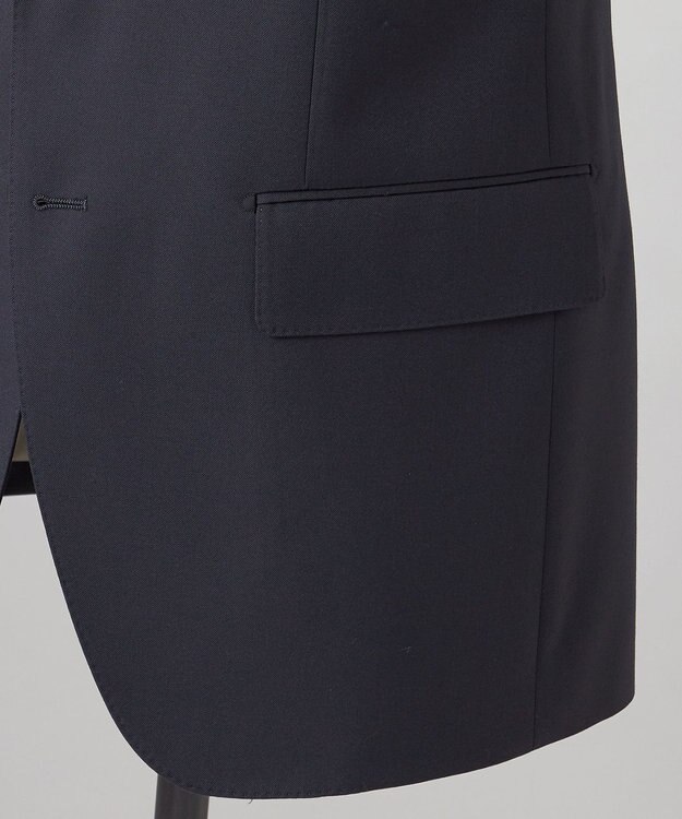 GOTAIRIKU 【御幸毛織】コンパクトヤーン Super120'sペーパープレス スーツ ネイビー系