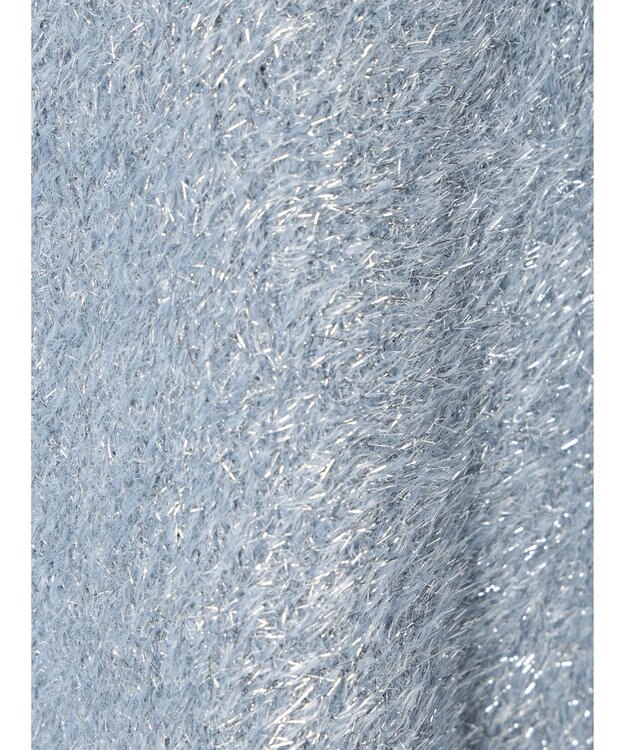 earth music&ecology キラキラシャギーカーディガン Sax