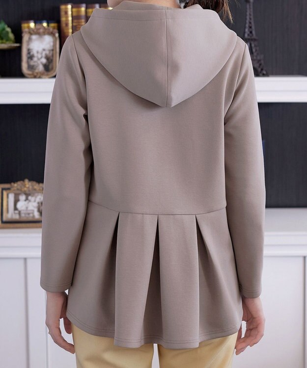 Tiaclasse ソフトダンボールバックフレアフーディー モカ