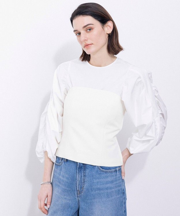 NAVE 【Nave・セットアップ可/洗える/吸水速乾】ドライチノ ビスチェ アイボリー系