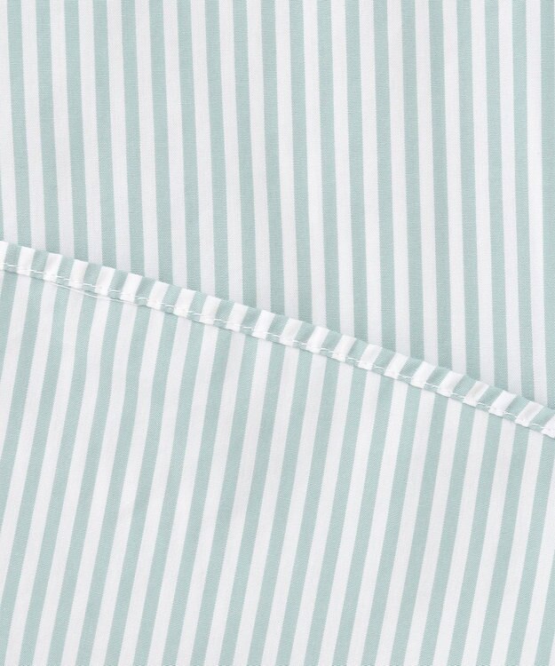 J.PRESS YORK STREET 【UNISEX】タイプライターストライプ シャツ グリーン系1