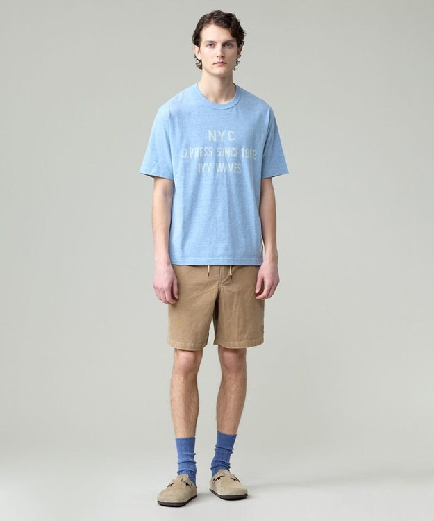 J.PRESS MEN 【NYUZELESS】コットンコーデュロイスウィム ショーツ ベージュ系