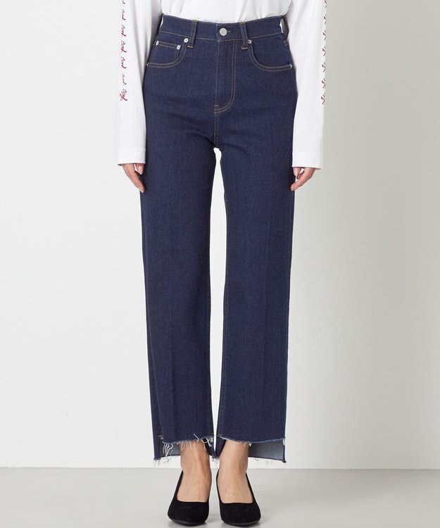 NAVE 【ReNAVE　洗える】ストレッチデニム ネイビー系