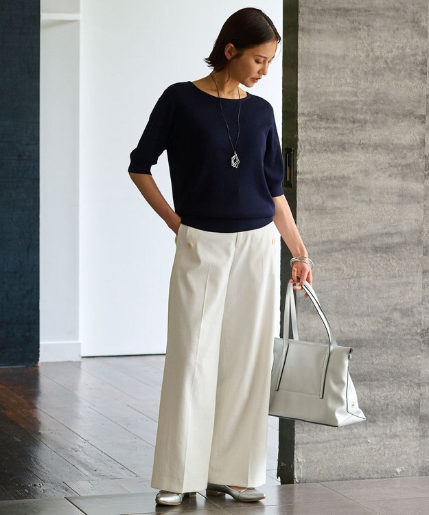 自由区 Aトート バッグ シルバー系