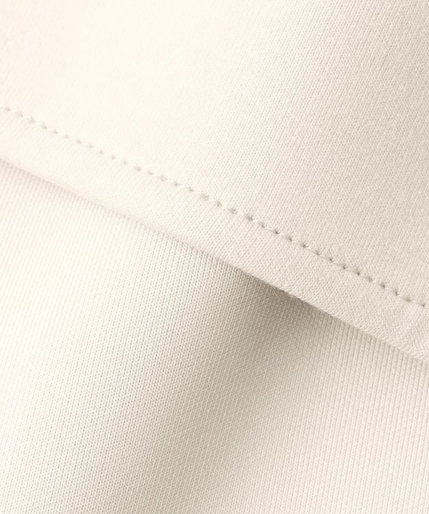 UNFILO BEAUTY FORM JERSEY ペプラム トップス グレージュ