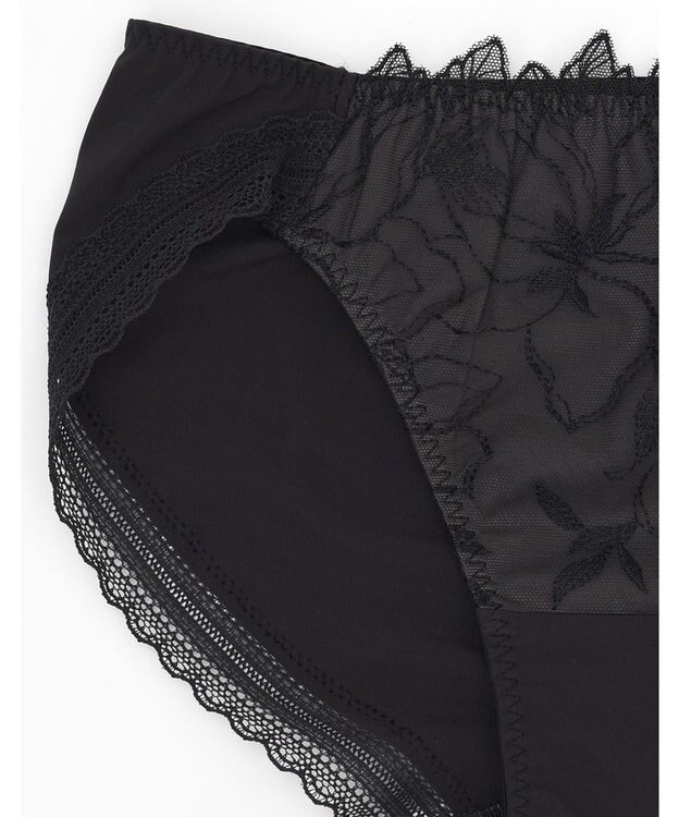 une nana cool 小さく見せるミニマイザーブラ レース ショーツ BL