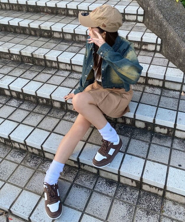 WEGO ベーシックスニーカー ブラウンその他