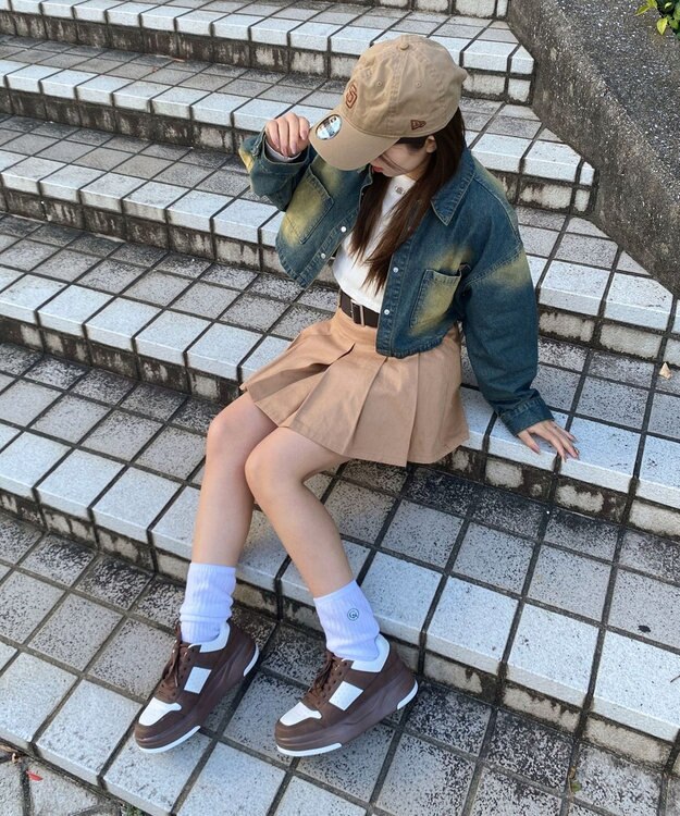 WEGO ベーシックスニーカー ブラウンその他