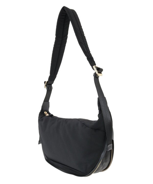 YECCA VECCA story.ハーフムーンクロスボディ Black