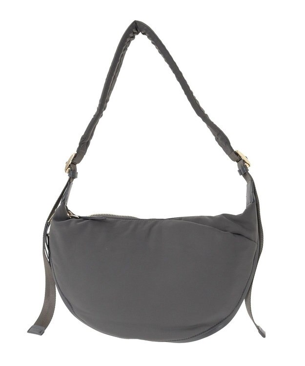 YECCA VECCA story.ハーフムーンクロスボディ Charcoal Gray