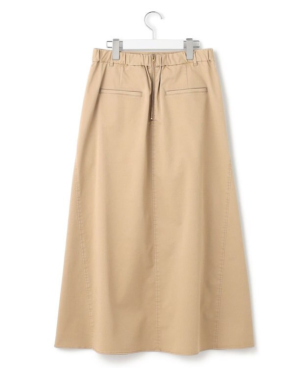 23区 S 【洗える】ストレッチギャバ チノ スカート ベージュ系