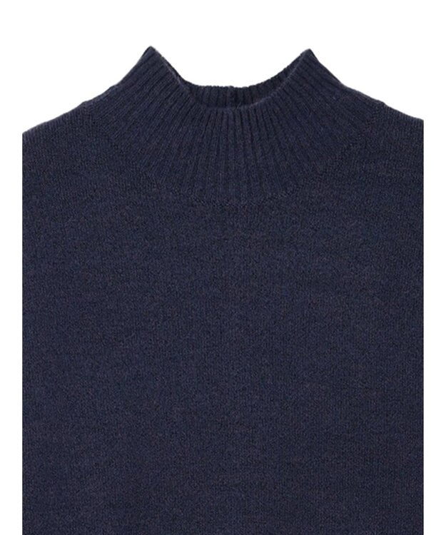 earth music&ecology ＦＬＵＦＦＹハイネックワンピース Navy