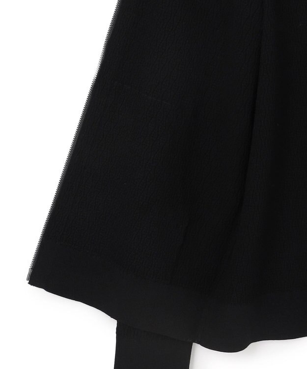 JOSEPH HOMME 【新柄】  ヴィスコースリンクス　ジップアップニットフーディー ブラック系