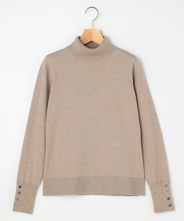 組曲 L ニューシックタートル ニット ベージュ系