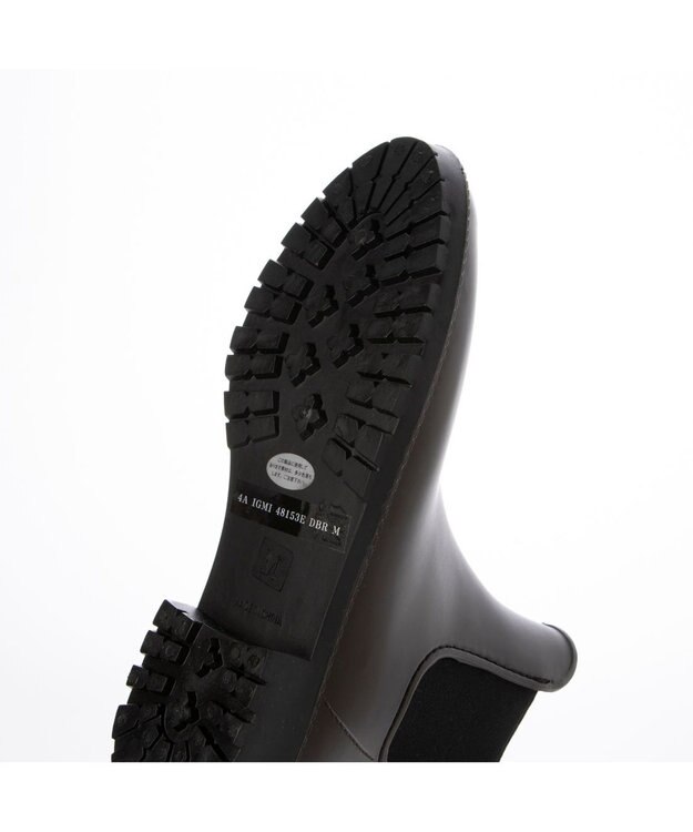 ing <ing>【WEB限定】【レイン対応】サイドゴアレインブーツ ダークブラウン