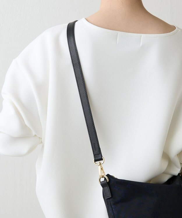 russet レザーショルダーベルト(CE-1651) Black