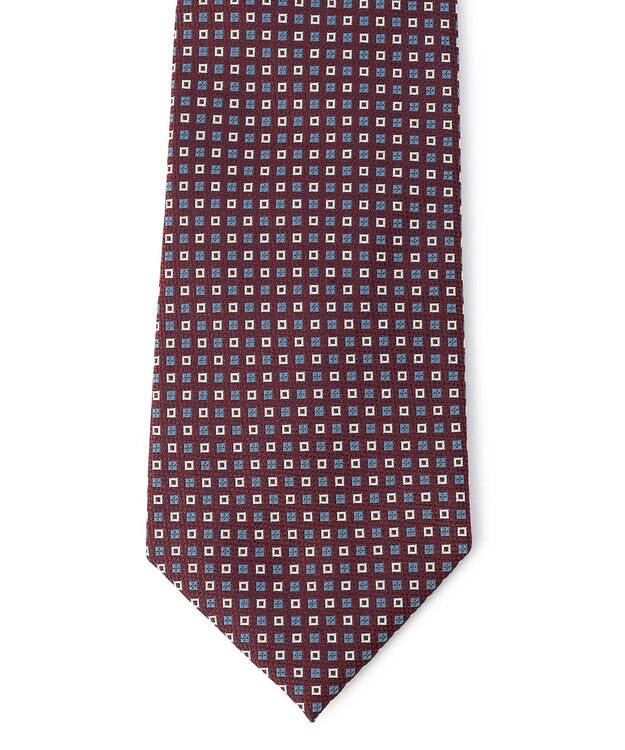 J.PRESS MEN 【GEOMETRIC JACQUARD COLLECTION】ジオメトリックジャガード ネクタイ ワイン系7