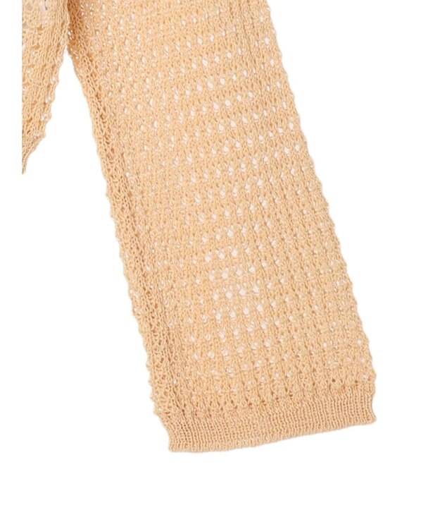 earth music&ecology レーシーニットプルオーバー Orange