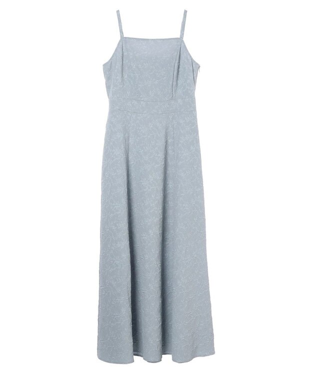 earth music&ecology ＳＥＴ２点ジャガードボレロ＋ワンピース Grayish Blue