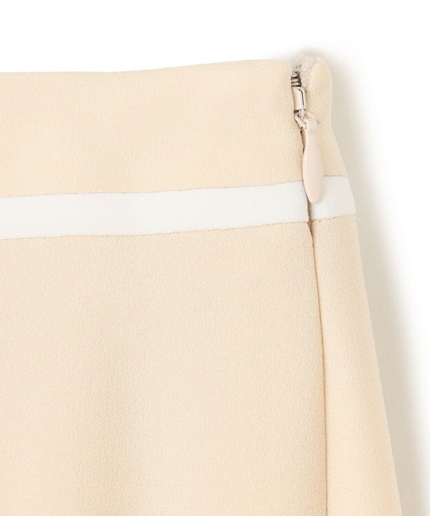 BEIGE， 【洗える】CINDY / フレアスカート Sheer Orange × White