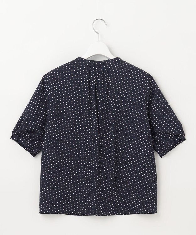 J.PRESS LADIES スクエアキカプリント カットソー ネイビー系5