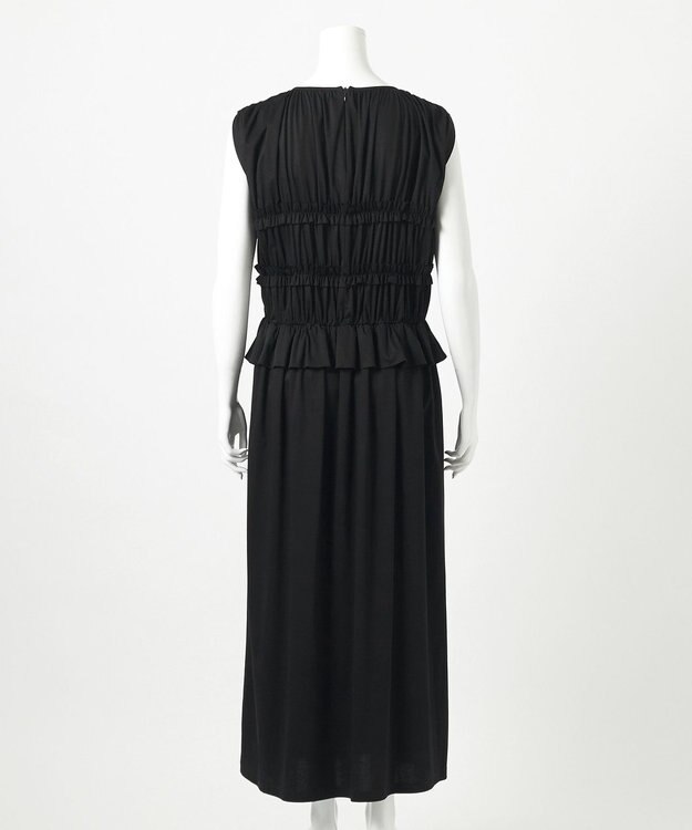 23区 L 【GOLD LABEL】ファインスムースジャージー ワンピース ブラック系