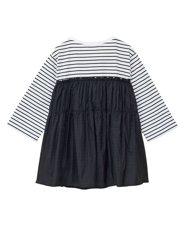 Green Parks シャーリングドッキングプルオーバー Black