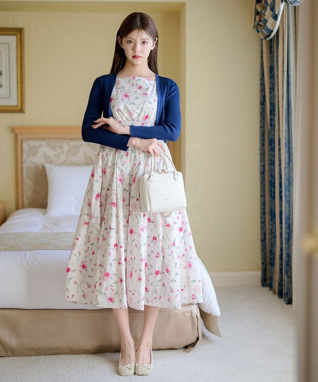 TOCCA 【鈴木ゆうかさん着用】EYELET AJISAI ボレロ ネイビー系